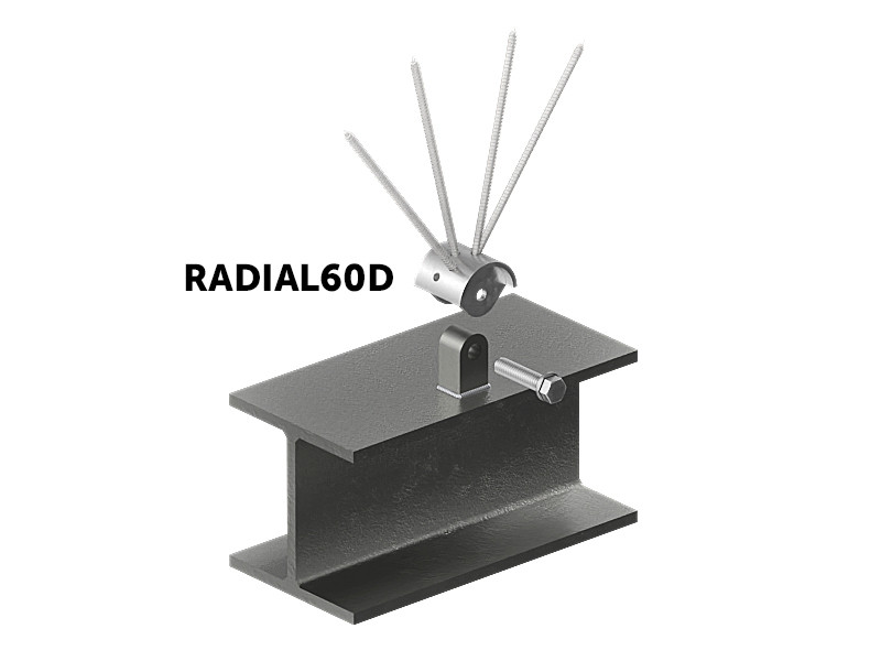 木梁和板材的连接件-radial-60-d